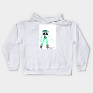 Soskie Trademark Copyright Paul Streeter creared by Paul Streeter heartlove version Kids Hoodie